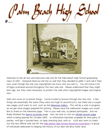 Palm Beach High School 1967