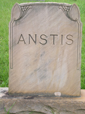 Grandmother's head stone