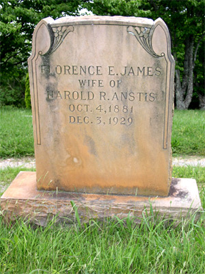 Grandmother's head stone